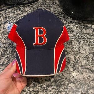 Baystate Apparel Boston Logo Red Sox Men's Hat Red Adjustable Cap MLB
